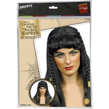 Accessoire déguisement égyptienne - perruque Cléopâtre
