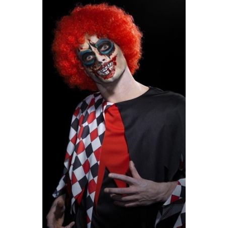 Maquillage de clown halloween, facile à réaliser 