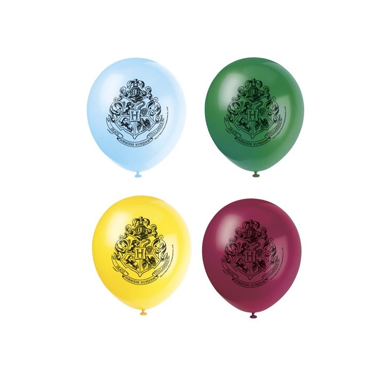 8 Ballons Harry Potter latex 30 cm