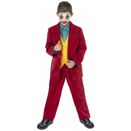 Déguisement Joker rouge garçon