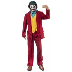 Déguisement Joker fou rouge adulte