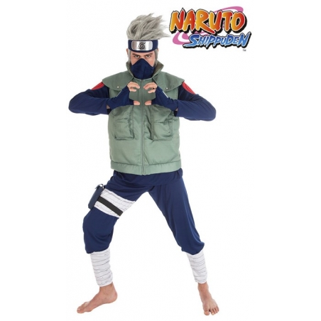 Naruto - déguisement de Kakashi pour homme sous licence officielle Naruto Shippuden