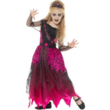 Transformez votre fille en zombie pour halloween grâce à ce déguisement reine de promo zombie