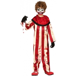 Déguisement de clown rouge et blanc garçon - La magie du ...