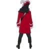 Costume capitaine pirate pour homme de dos BZ098S Costume capitaine pirate pour homme de dos BZ098S