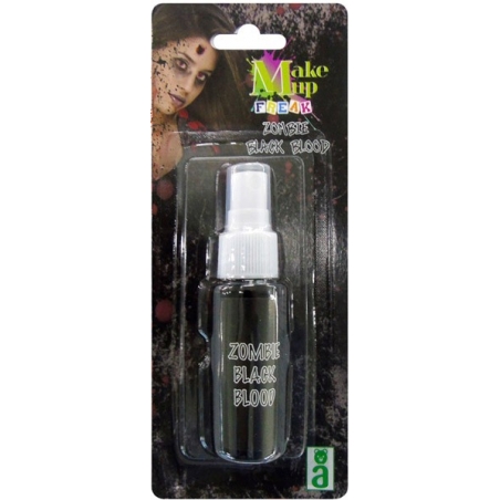 Faux sang noir en spray de 30 ml idéal pour vos maquillages pour halloween