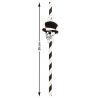 Paille halloween squelette noir et blanc - sachet de 8 pailles Paille halloween squelette noir et blanc - sachet de 8 pailles