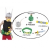 Kit d'accessoires Astérix pour enfant avec le casque, l'épée, le fourreau, la gourde et la ceinture - Astérix et Obélix