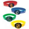 bracelets Harry Potter, 4 bracelets aux couleurs des maisons de Poudlard