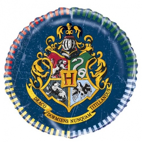 Ballon Hélium Harry Potter 45 cm aux couleurs des quatre maison de Poudlard 