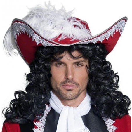 Chapeau de pirate avec plume, le chapeau du capitaine pirate Chapeau de pirate avec plume, le chapeau du capitaine pirate