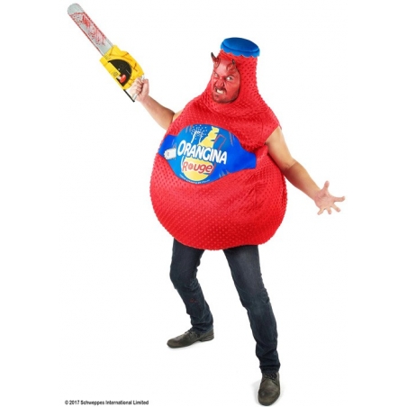 Déguisement Orangina rouge adulte