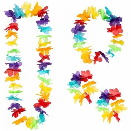 Set Hawaïen multicolore