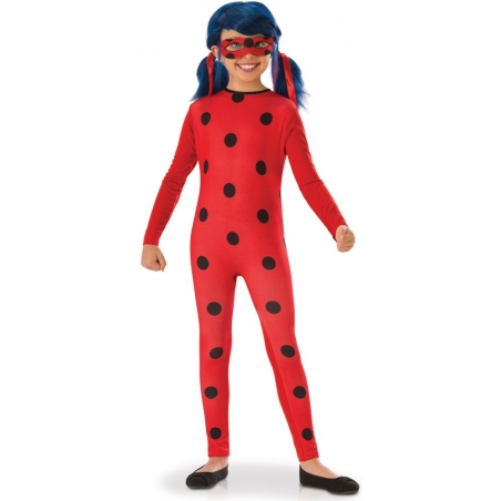 déguisement Miraculous Ladybug pour fille avec combinaison et masque - Super-Héros