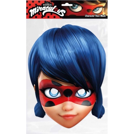 Masque Ladybug Miraculous en carton Masque Ladybug Miraculous en carton