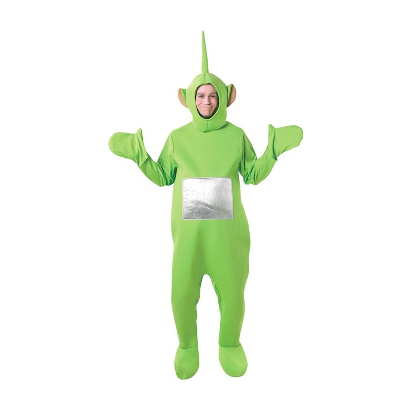 Costume télétubbies vert, incarnez Dipsy le célèbre télétubbies de la série TV des années 90