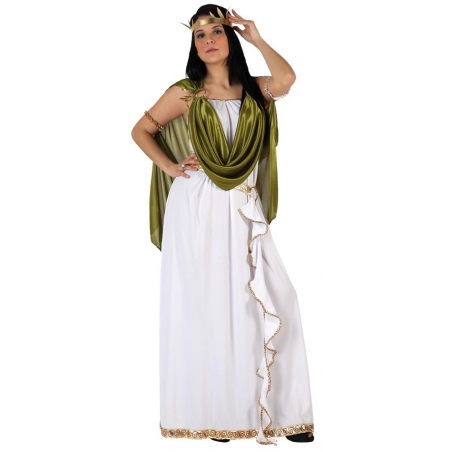 Déguisement romaine femme - impératrice verte Déguisement romaine femme - impératrice verte