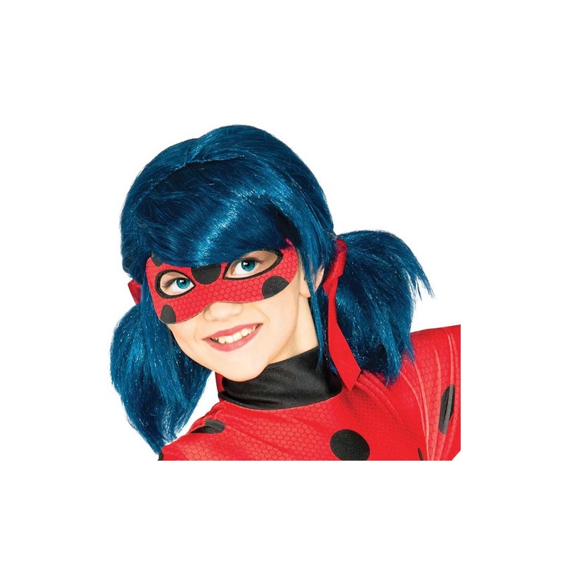 Perruque Ladybug Miraculous, deviens la super héroïne du dessin animé