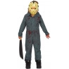 déguisement de tueur en série pour garçon idéal pour incarner Jason du film d'horreur Vendredi 13