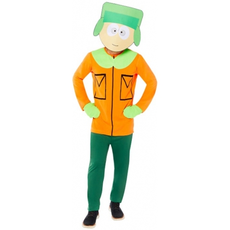 South Park - déguisement de Kyle sous licence officielle avec combinaison et masque - Dessin animé 90's