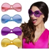 Lunettes disco avec strass disponible en différents coloris