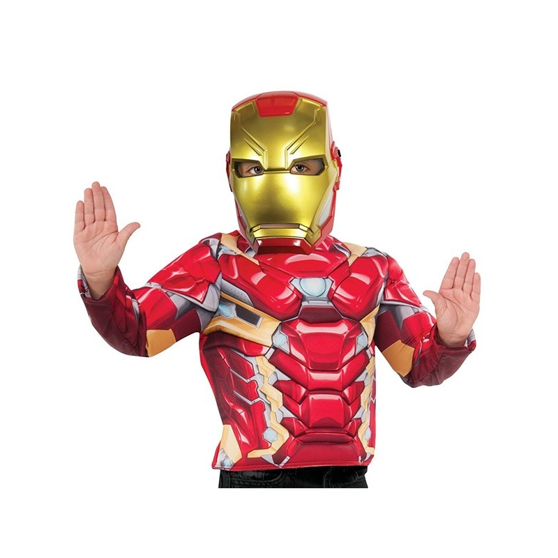 Masque Avengers idéal pour compléter ton déguisement d'Iron Man - Marvel DC Comics