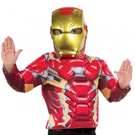 Masque Avengers idéal pour compléter ton déguisement d'Iron Man - Marvel DC Comics