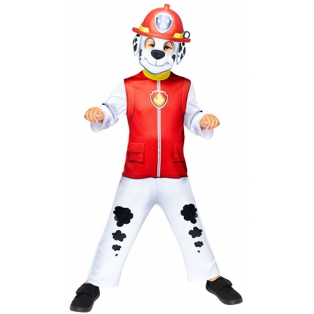 Déguisement Marcus Pat Patrouille pour enfant de 3 à 6 ans, le célèbre dalmatien pompier du dessin animé