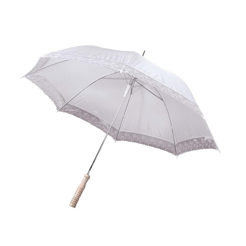 Grande ombrelle blanche, 1 mètre de diamètre 