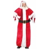 déguisement de Père Noël modèle Européen avec un long manteau à capuche, cape et ceinture