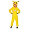 déguisement de Pikachu garçon et fille avec combinaison à capuche et queue en éclair - Costume Pokémon officiel