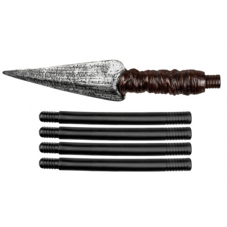 Accessoirisez tous vos déguisements romains ou indiens grâce à cette lance démontable de 150 cm Accessoirisez tous vos déguisements romains ou indiens grâce à cette lance démontable de 150 cm