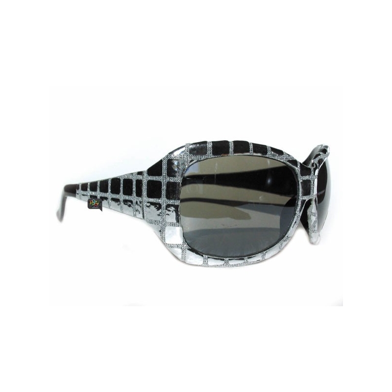 Lunettes disco argent