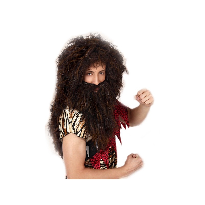 Incarnez un véritable homme des cavernes grâce à cette perruque d'homme de cro-magnon