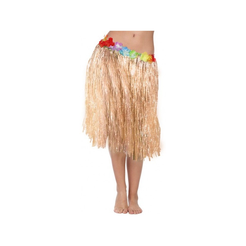 Pagne Hawaïen avec fleurs 45 cm