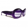 lunettes disco paillettes violette pour femme