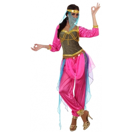 Deguisement de danseuse orientale rose Deguisement de danseuse orientale rose