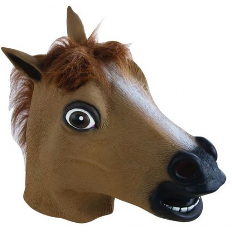 Masque de cheval intégral en latex Masque de cheval intégral en latex