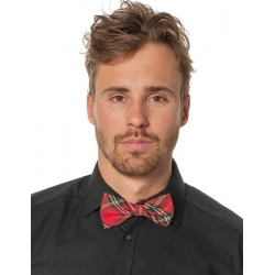 Nœud papillon écossais 12 x 5,5 cm - pays du monde