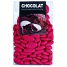 Dragées au chocolat couleur framboise - 500 gr