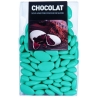 Dragées au chocolat couleur turquoise - 500 gr