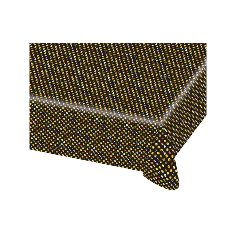 Nappe Smiley Emoticons 120 x 180 cm - décoration de fête Emoticons Emoji