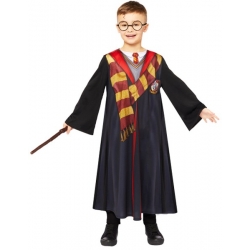 Déguisement Harry Potter Gryffondor pour enfant avec accessoires baguette et lunettes