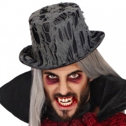 Chapeau haut de forme halloween, accessoirisez votre costume de vampire