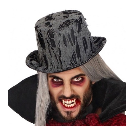 Chapeau haut de forme halloween, accessoirisez votre costume de vampire