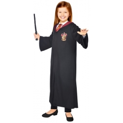 Déguisement d'Hermione pour fille de 4 à 12 ans avec baguette magique - Harry Potter