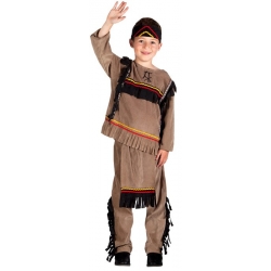 déguisement indien pour enfant avec pantalon, haut et bandeau