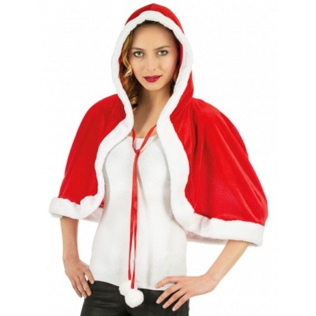 Cape de Mère Noël à capuche Cape de Mère Noël à capuche