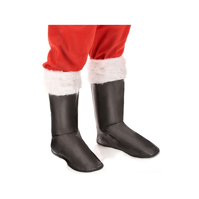 Sur-bottes de Père Noël avec fourrure 