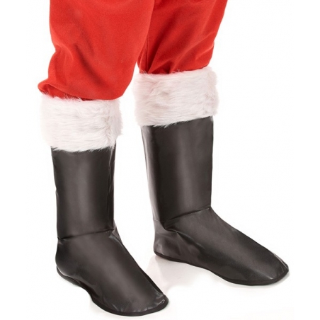 Sur-bottes de Père Noël avec fourrure 